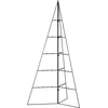 Image de vidaXL - Kerstdecoratie - kerstboom - 100 - cm - metaal - zwart