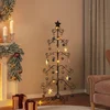Image de vidaXL - Kerstdecoratie - kerstboom - 150 - cm - metaal - zwart
