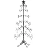Image de vidaXL - Kerstdecoratie - kerstboom - 180 - cm - metaal - zwart
