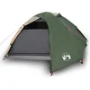 Image de vidaXL - Koepeltent - 4-persoons - waterdicht - groen