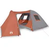 Image de vidaXL - Koepeltent - 6-persoons - waterdicht - oranje