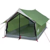 Image de vidaXL - Tent - 2-persoons - waterdicht - groen