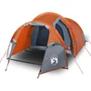 Image de vidaXL - Tunneltent - 2-persoons - waterdicht - oranje