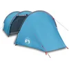 Image de vidaXL - Tunneltent - 4-persoons - waterdicht - blauw