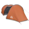 Image de vidaXL - Tunneltent - 4-persoons - waterdicht - oranje