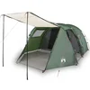 Image de vidaXL - Tunneltent - 4-persoons - waterdicht - groen