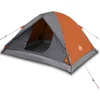 Image de vidaXL - Koepeltent - 3-persoons - waterdicht - oranje