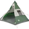 Image de vidaXL - Tipitent - 7-persoons - waterdicht - groen