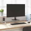 Image de vidaXL - Monitorstandaard - 100x35x8 - cm - gehard - glas - en - metaal - wit