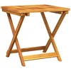 Image de vidaXL - Tuintafel - inklapbaar - 50x50x50 - cm - massief - acaciahout