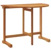 Image de vidaXL - Balkontafel - inklapbaar - 90x60x72 - cm - massief - acaciahout