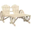 Image de vidaXL - 4-delige - Loungeset - massief - vurenhout