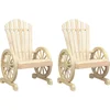 Image de vidaXL - Tuinstoelen - 2 - st - Adirondack - massief - vurenhout