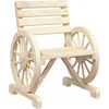 Image de vidaXL - Tuinstoel - 58x58x78,5 - cm - massief - vurenhout
