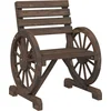 Image de vidaXL - Tuinstoel - 58x58x78,5 - cm - massief - vurenhout