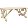 Image de vidaXL - Tuintafel - 90x50x40 - cm - massief - vurenhout