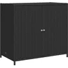 Image de vidaXL - Tuinkast - 83x45x76 - cm - poly - rattan - zwart
