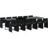 Image de vidaXL - 13-delige - Tuinset - met - kussens - poly - rattan - zwart