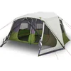 Image de vidaXL - Tent - met - LED - 10-persoons - snelontgrendeling - lichtgroen
