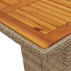 Image de vidaXL - 9-delige - Tuinset - met - kussens - poly - rattan - beige