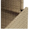 Image de vidaXL - Tuintafel - 100x55x73 - cm - poly - rattan - en - acaciahout - beige