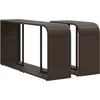 Image de vidaXL - Opbergschappen - 2 - st - poly - rattan - bruin