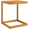 Image de vidaXL - Bijzettafel - C-vormig - 42x40x50 - cm - massief - acaciahout