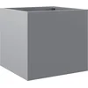 Image de vidaXL - Plantenbak - 32x30x29 - cm - gegalvaniseerd - staal - zilverkleurig