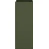 Image de vidaXL - Plantenbak - 32x29x75 - cm - staal - olijfgroen