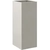 Image de vidaXL - Plantenbak - 32x29x75 - cm - roestvrij - staal - zilverkleurig