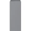 Image de vidaXL - Plantenbak - 32x29x75 - cm - gegalvaniseerd - staal - zilverkleurig