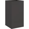 Image de vidaXL - Plantenbak - 42x38x75 - cm - staal - zwart