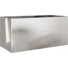 Image de vidaXL - Plantenbak - 62x30x29 - cm - roestvrij - staal - zilverkleurig