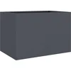 Image de vidaXL - Plantenbak - 62x47x46 - cm - staal - antracietkleurig