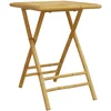 Image de vidaXL - Tuintafel - inklapbaar - 55x55x75 - cm - bamboe