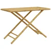 Image de vidaXL - Tuintafel - inklapbaar - 110x55x75 - cm - bamboe