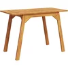 Image de vidaXL - Tuintafel - 110x56x75 - cm - massief - acaciahout