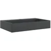 Image de vidaXL - Wastafel - 60x38x11 - cm - gegoten - mineraal/marmer - matzwart