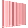 Image de vidaXL - Vervangingsdoek - voor - luifel - 450x350 - cm - polyester - rood - en - wit
