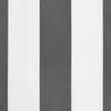 Image de vidaXL - Vervangingsdoek - voor - luifelrok - gestreept - 4 - m - antraciet - en - wit