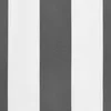 Image de vidaXL - Vervangingsdoek - voor - luifelrok - gestreept - 5 - m - antraciet - en - wit