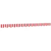Image de vidaXL - Vervangingsdoek - voor - luifelrok - gestreept - 3,5 - m - rood - en - wit