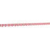 Image de vidaXL - Vervangingsdoek - voor - luifelrok - gestreept - 4,5 - m - rood - en - wit