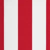 Image de vidaXL - Vervangingsdoek - voor - luifelrok - gestreept - 6 - m - rood - en - wit