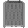 Image de vidaXL - Plantenbak - 160x40x53 - cm - polypropeen - lichtgrijs