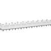 Image de vidaXL - Plantenbak - met - pinnen - 363,5x43,5x43,5 - cm - polypropeen - wit