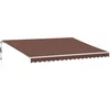 Image de vidaXL - Luifel - automatisch - uittrekbaar - met - LED - 450x350 - cm - bruin