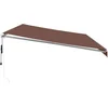 Image de vidaXL - Luifel - automatisch - uittrekbaar - met - LED - 600x350 - cm - bruin