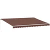 Image de vidaXL - Luifel - handmatig - uittrekbaar - 500x300 - cm - bruin