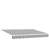 Image de vidaXL - Luifel - automatisch - uittrekbaar - LED - 300x250 - cm - antraciet - en - wit